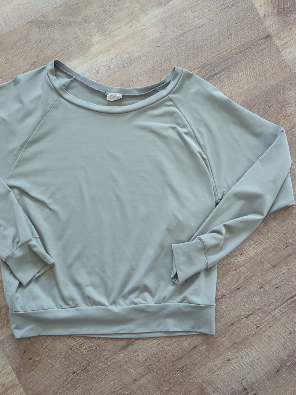 Beatrice Valenzuela Sage Green Raglan Pullover